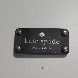 Kate Spade Black Leather Key Holder